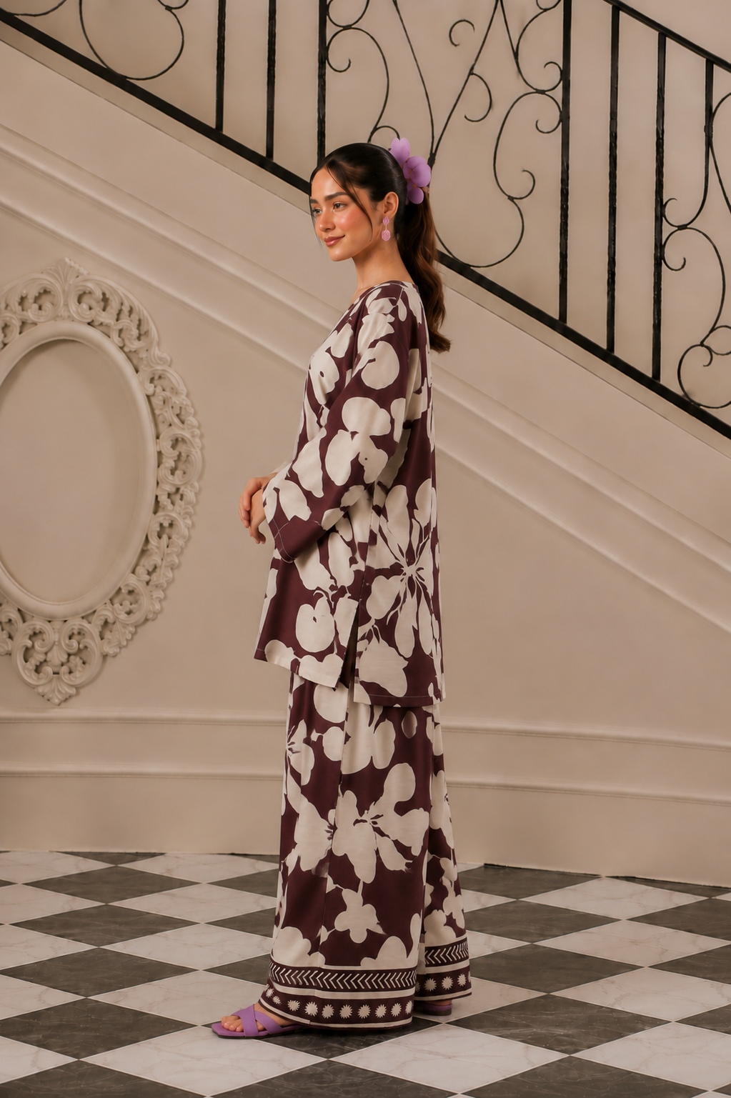 Bana Doria Lawn 2PC Co Ord Set  - 889