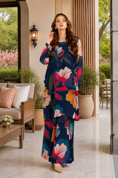 Bana Doria Lawn 2PC Co Ord Set  - 891