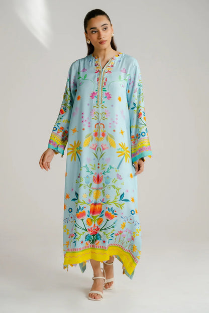 Printed Kaftan Long Length - 893