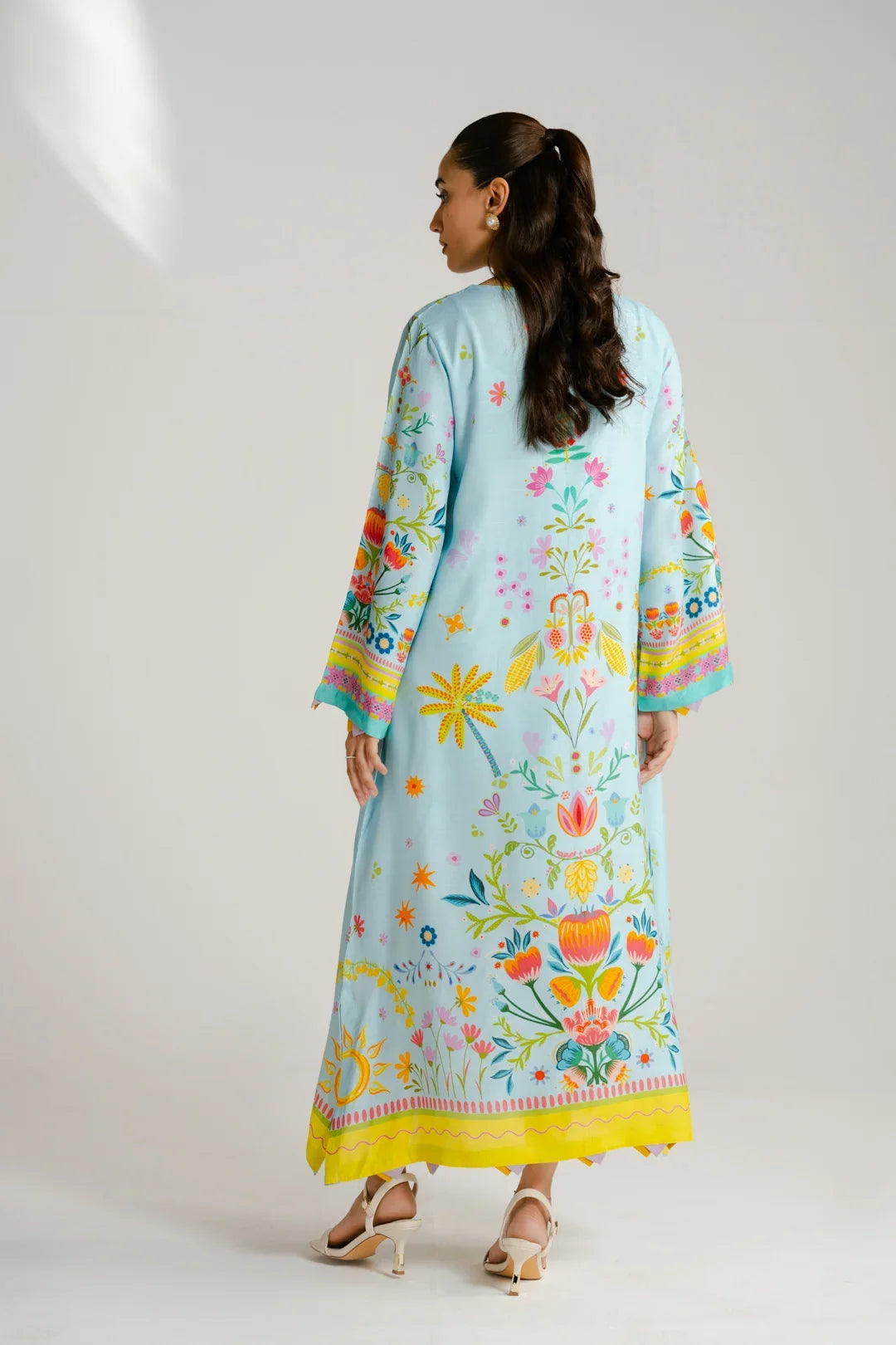 Printed Kaftan Long Length - 893