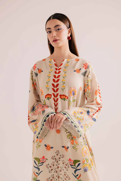 Printed Kaftan Long Length - 894
