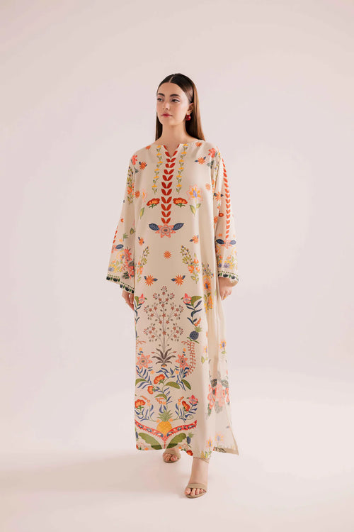 Printed Kaftan Long Length - 894