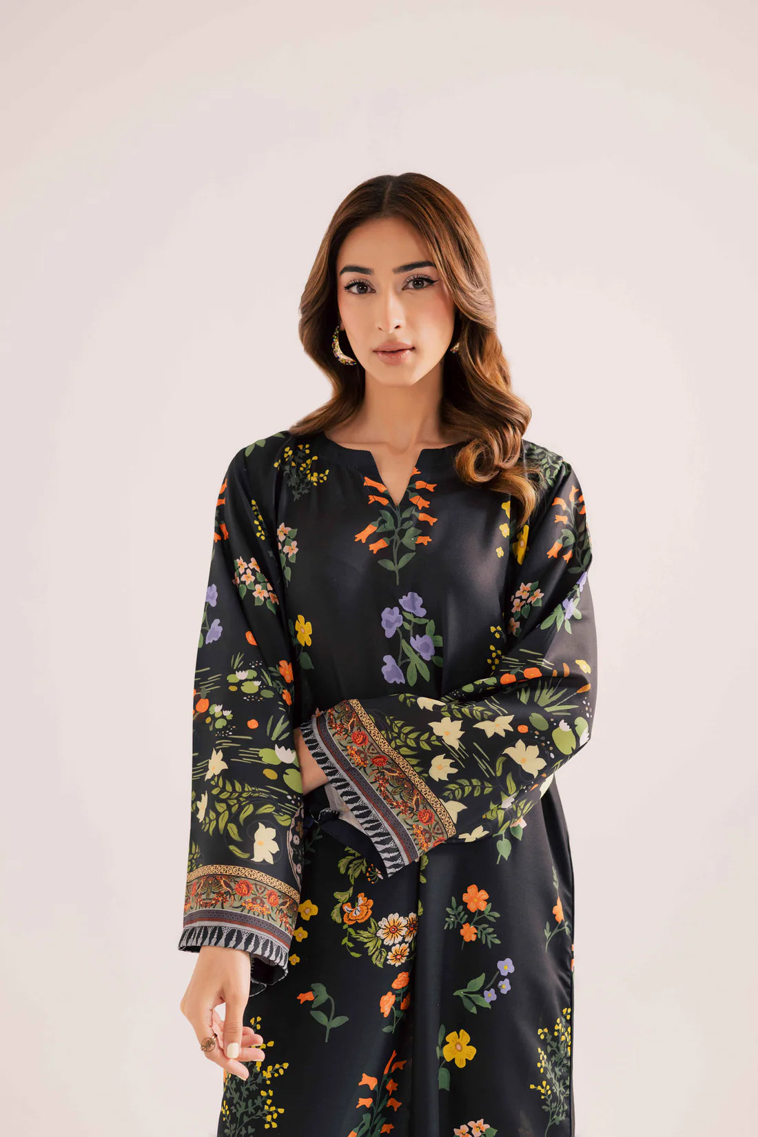 Printed Kaftan Long Length - 895