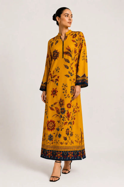Printed Kaftan Long Length - 897