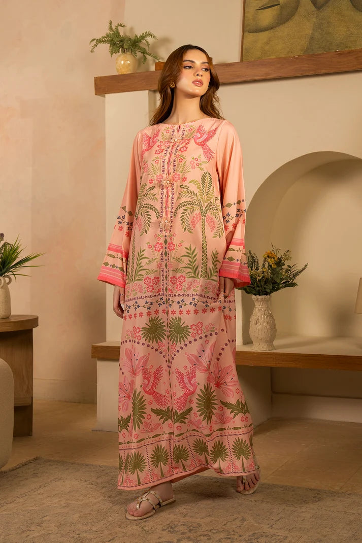 Printed Kaftan Long Length - 898