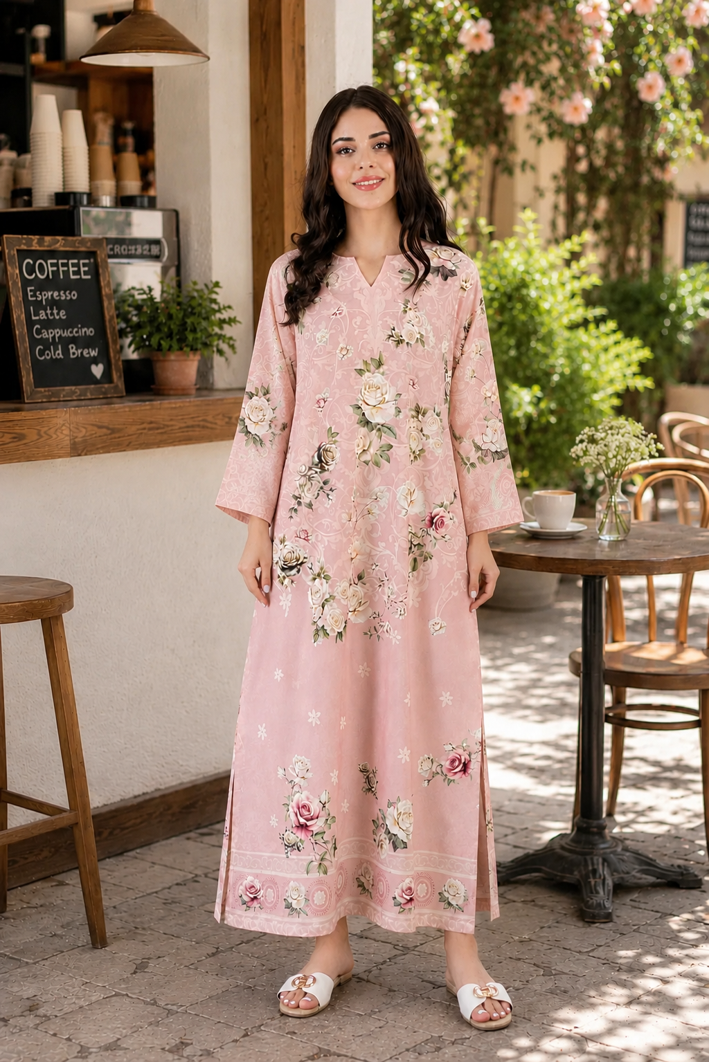 Printed Kaftan Long Length - 901
