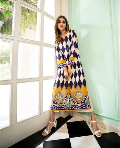 Long Shirt With Trouser - 806