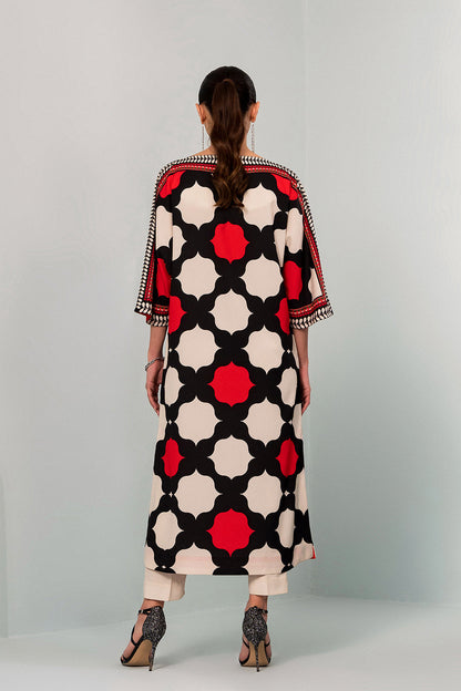 Unstitched 2pcs Set Digital Printed Poly Lawn- UN-8215