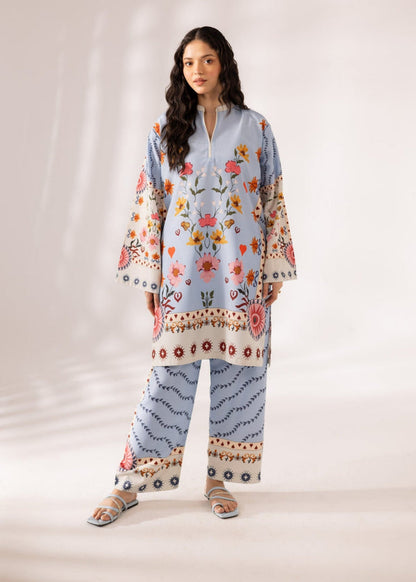 Long Length Printed Dress 2PC - Khaddar - 864