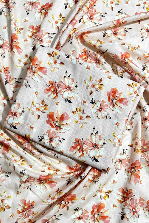 100% Pure Cotton - Digital Printed Unstitched UN-8241