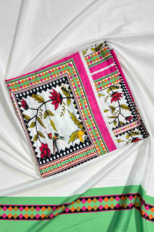 Unstitched 2pcs Digital Printed Set - UN-8236