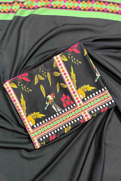 Unstitched 2pcs Digital Printed Set - UN-8235