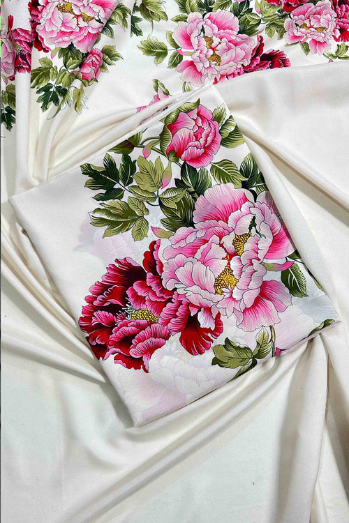 Unstitched 2pcs Digital Printed Set - UN-8229