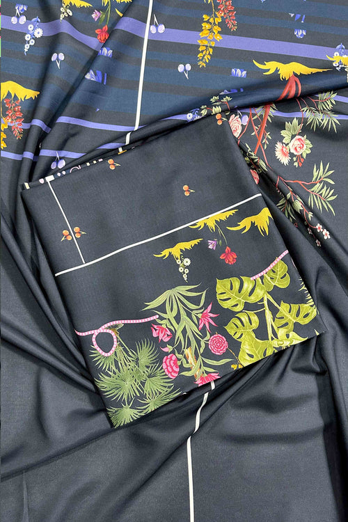 Unstitched 2pcs Digital Printed Set - UN-8228