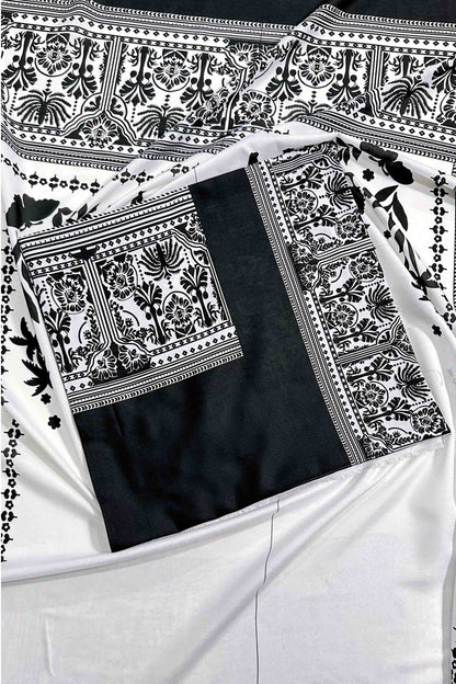 Unstitched 2pcs Digital Printed Set - UN-8233