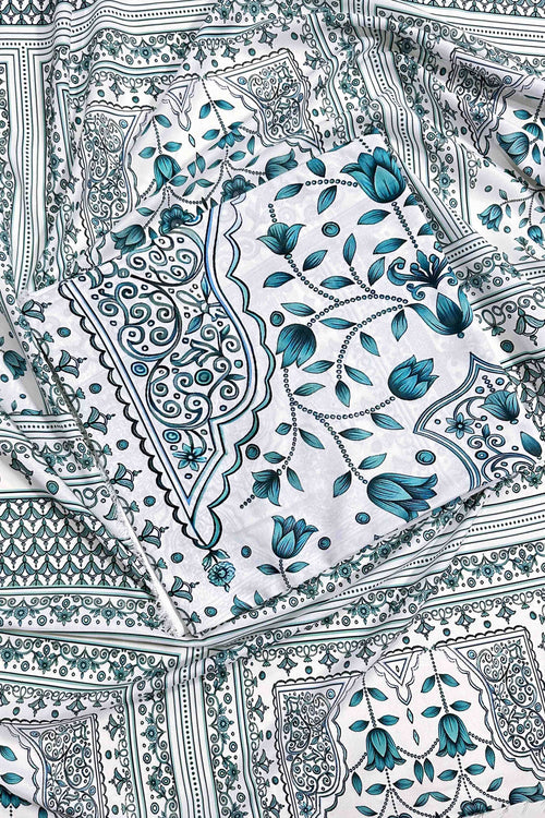 Unstitched 2pcs Digital Printed Set - UN-8234